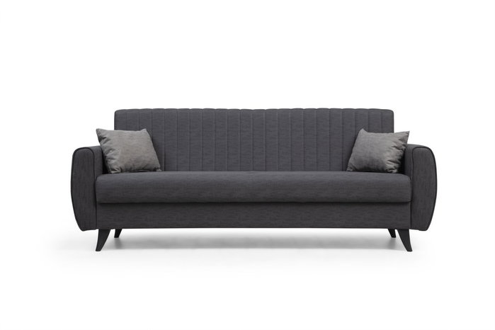 Atelier Del Sofa Alkon Sofá Cama de 3 Plazas Gris Oscuro